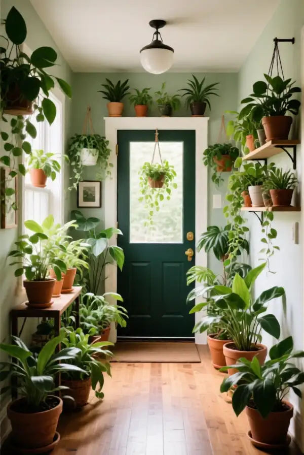Incorporating Greenery into Your Entry Space