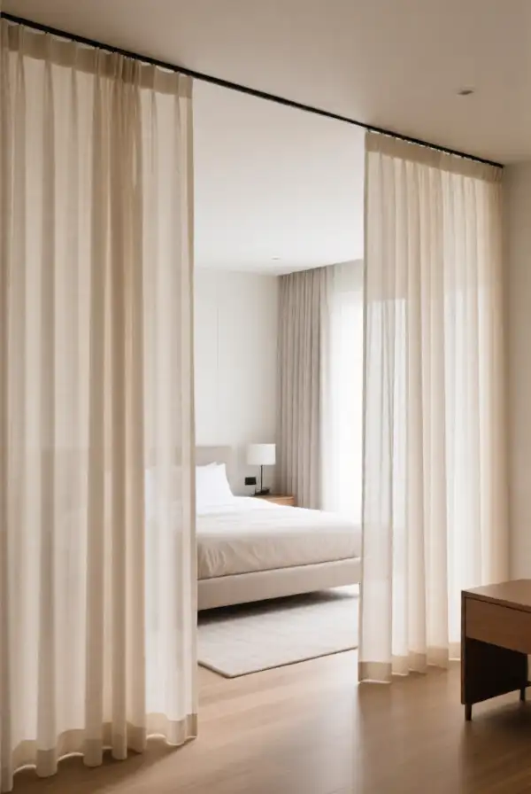 Incorporating Light Curtains as Room Dividers