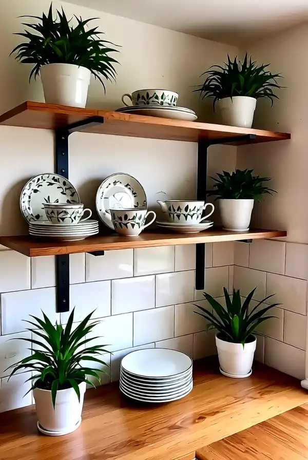 Incorporating Open Shelving for Aesthetic Appeal