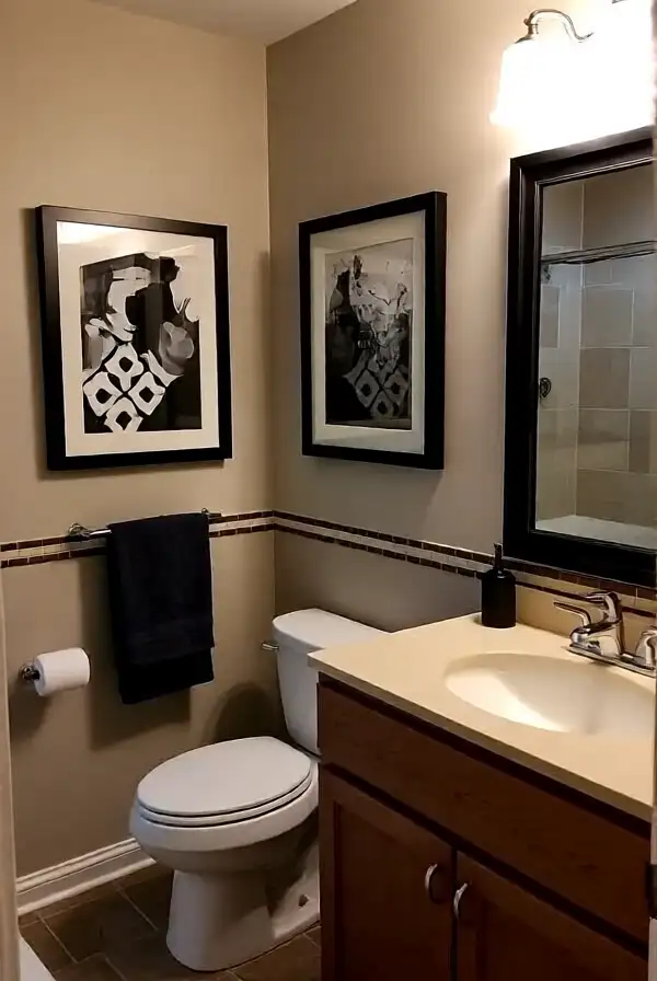 Integration of Artwork in Bathroom Design