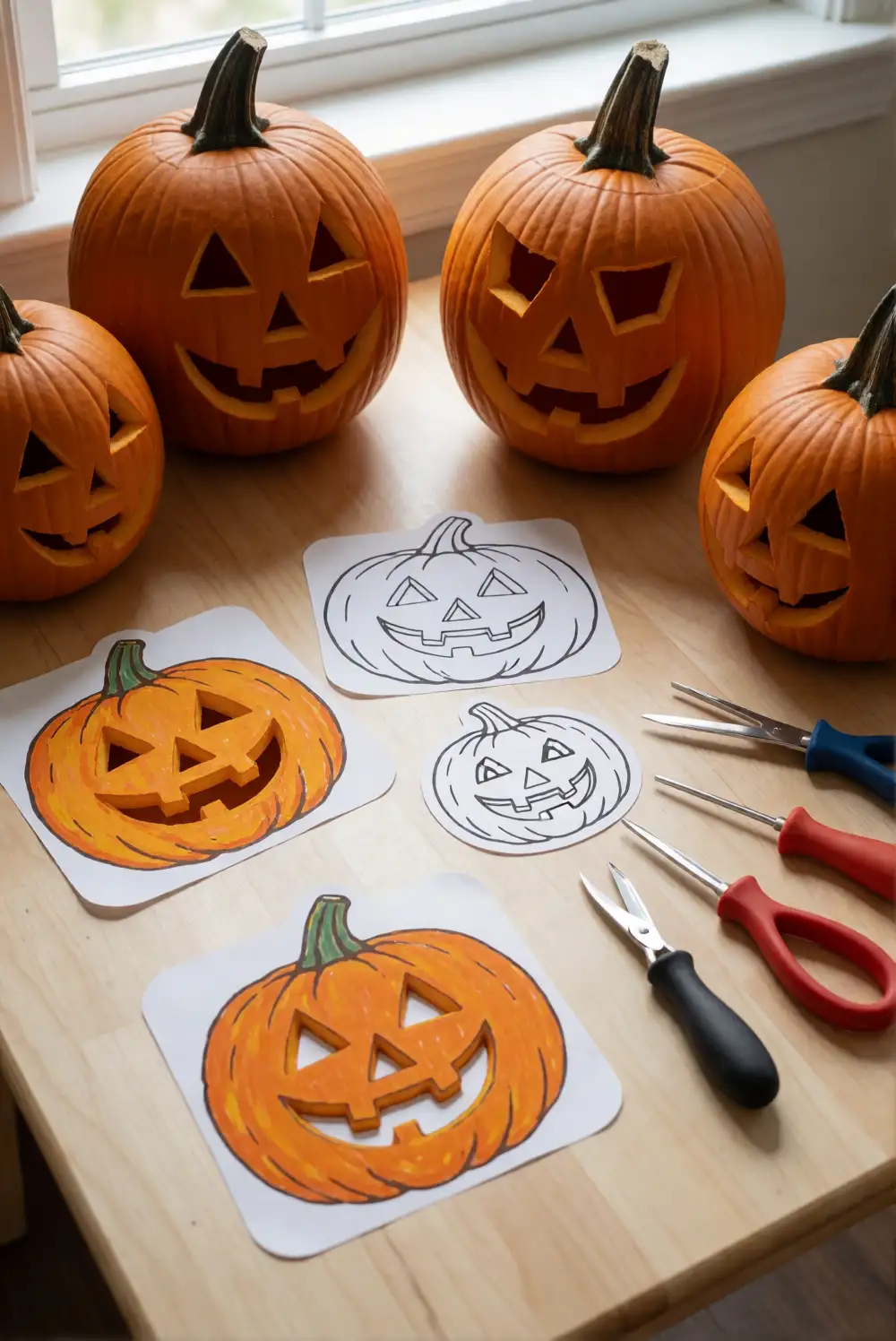 Interactive Pumpkin Carving Station