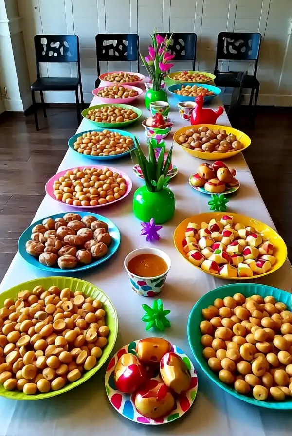 Inviting Snack Tables