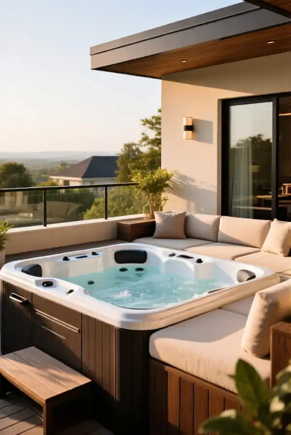Jacuzzis with Integrated Seating Areas
