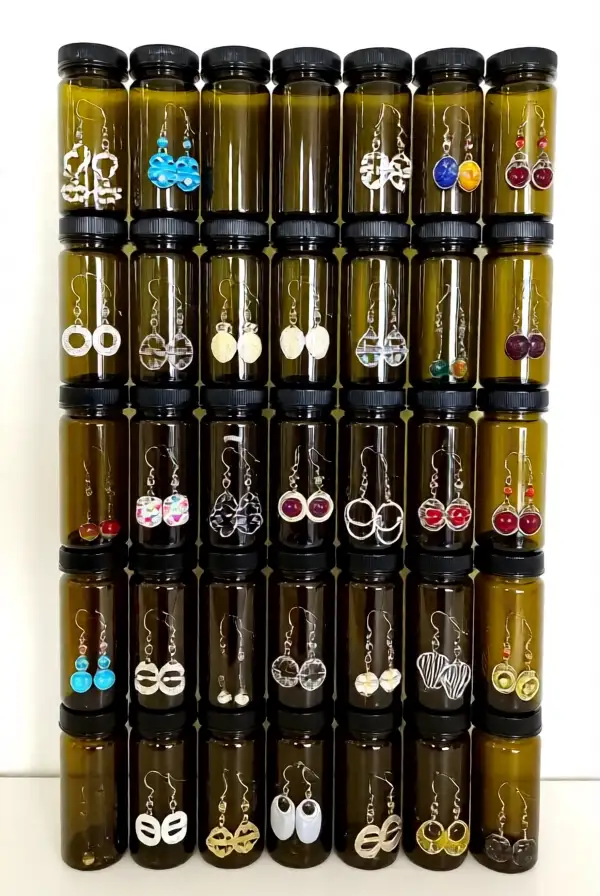 Jewelry Storage from Pill Bottles