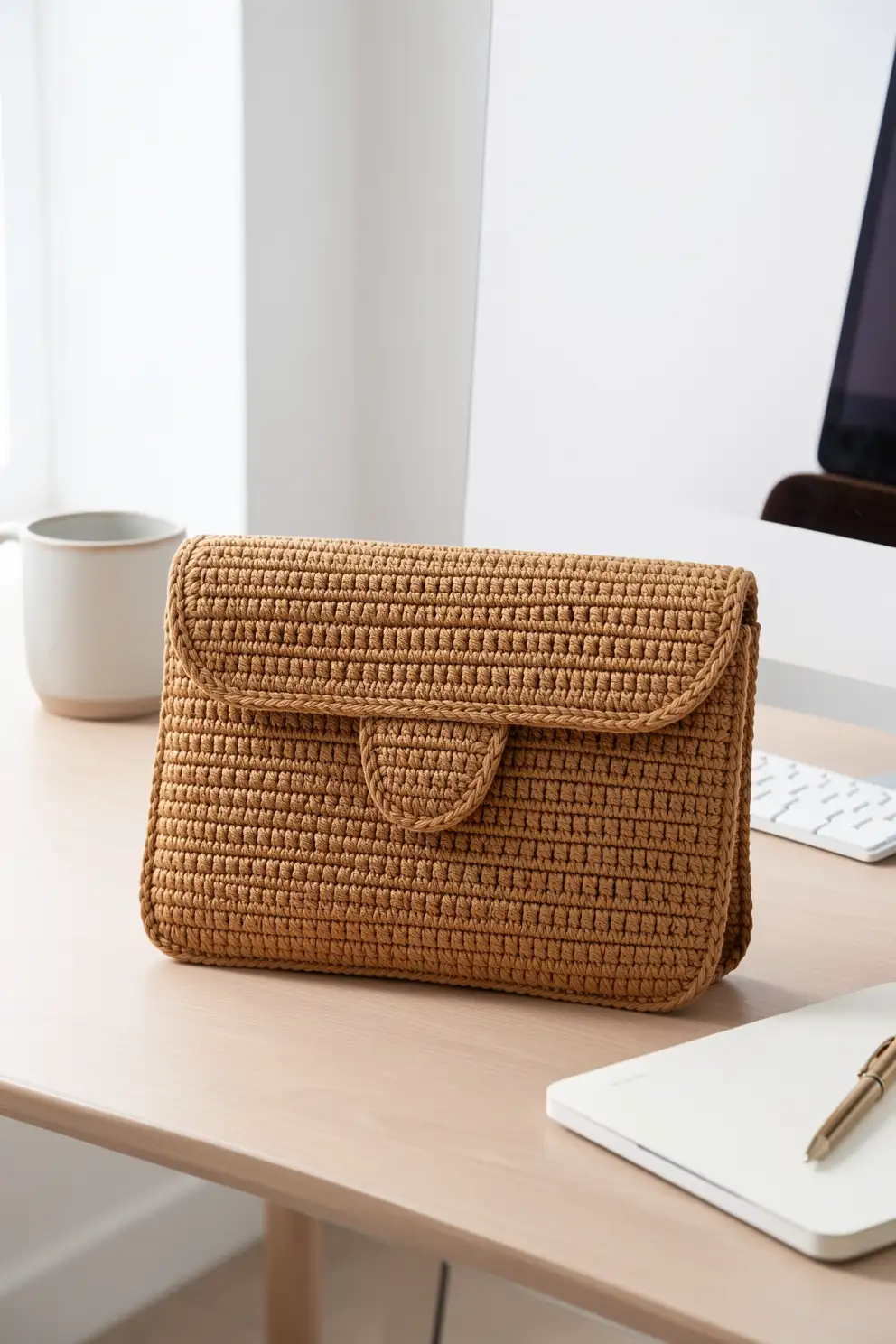 Laptop Sleeve With Firm Structured Stitching