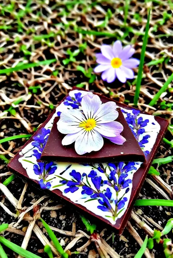 Lavender Chocolate Bark