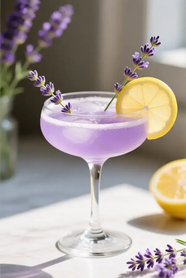 Lavender Lemonade Mimosa