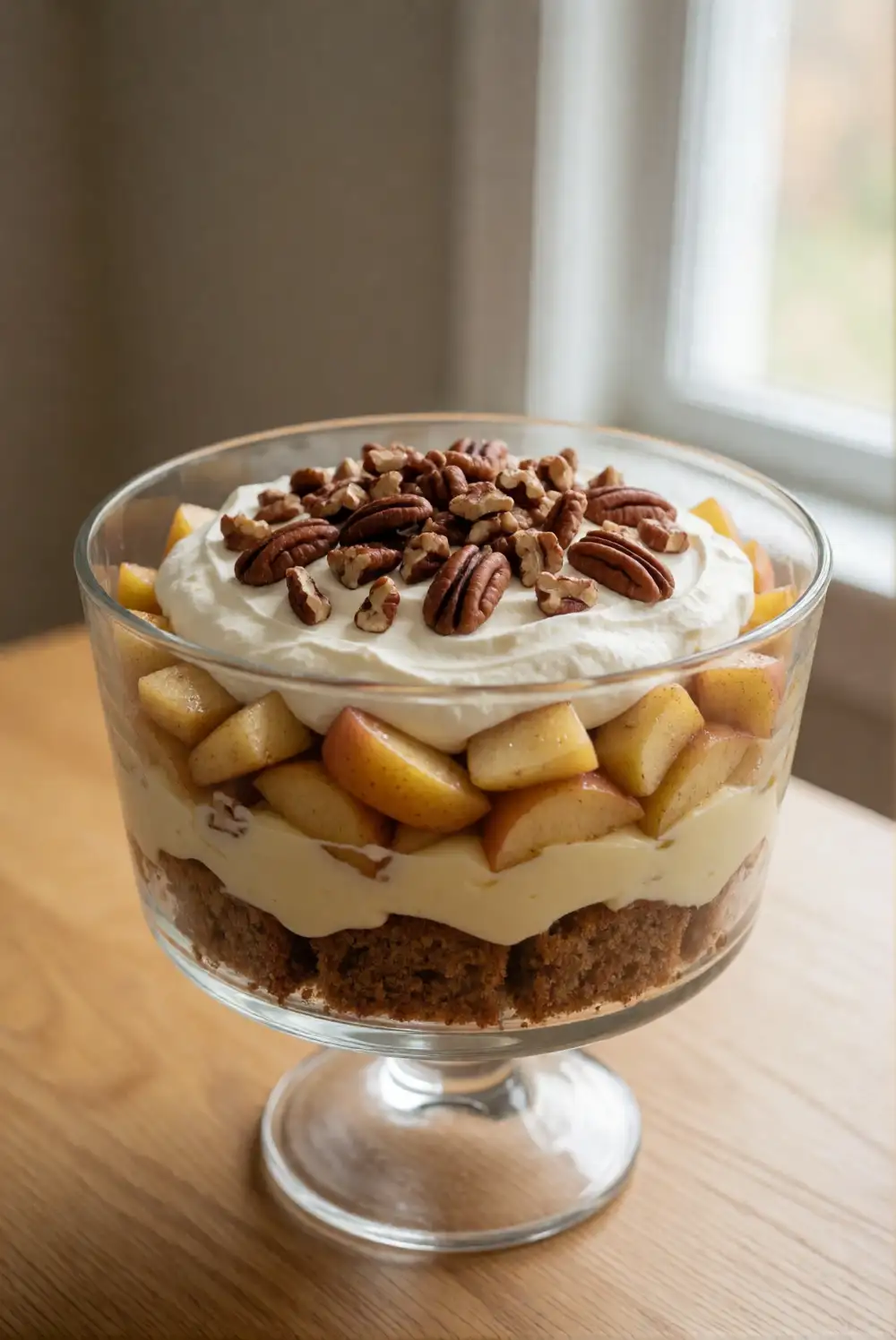Layered Autumn Trifle Bowl