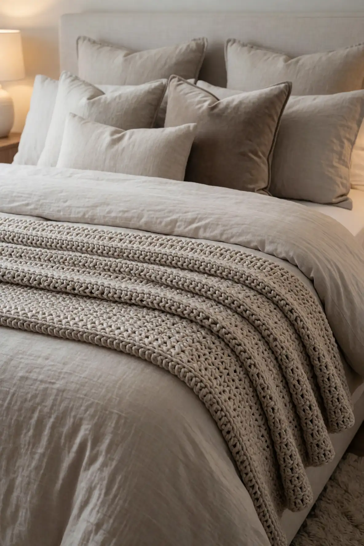 Layered Bed Blankets with Plush Depth