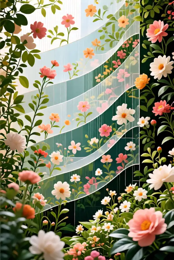 11. Layered Floral Tapestry