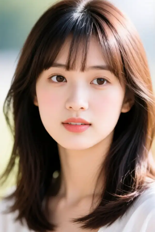 Layered Hair with Bangs