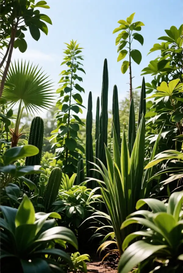 Layering Different Plant Heights