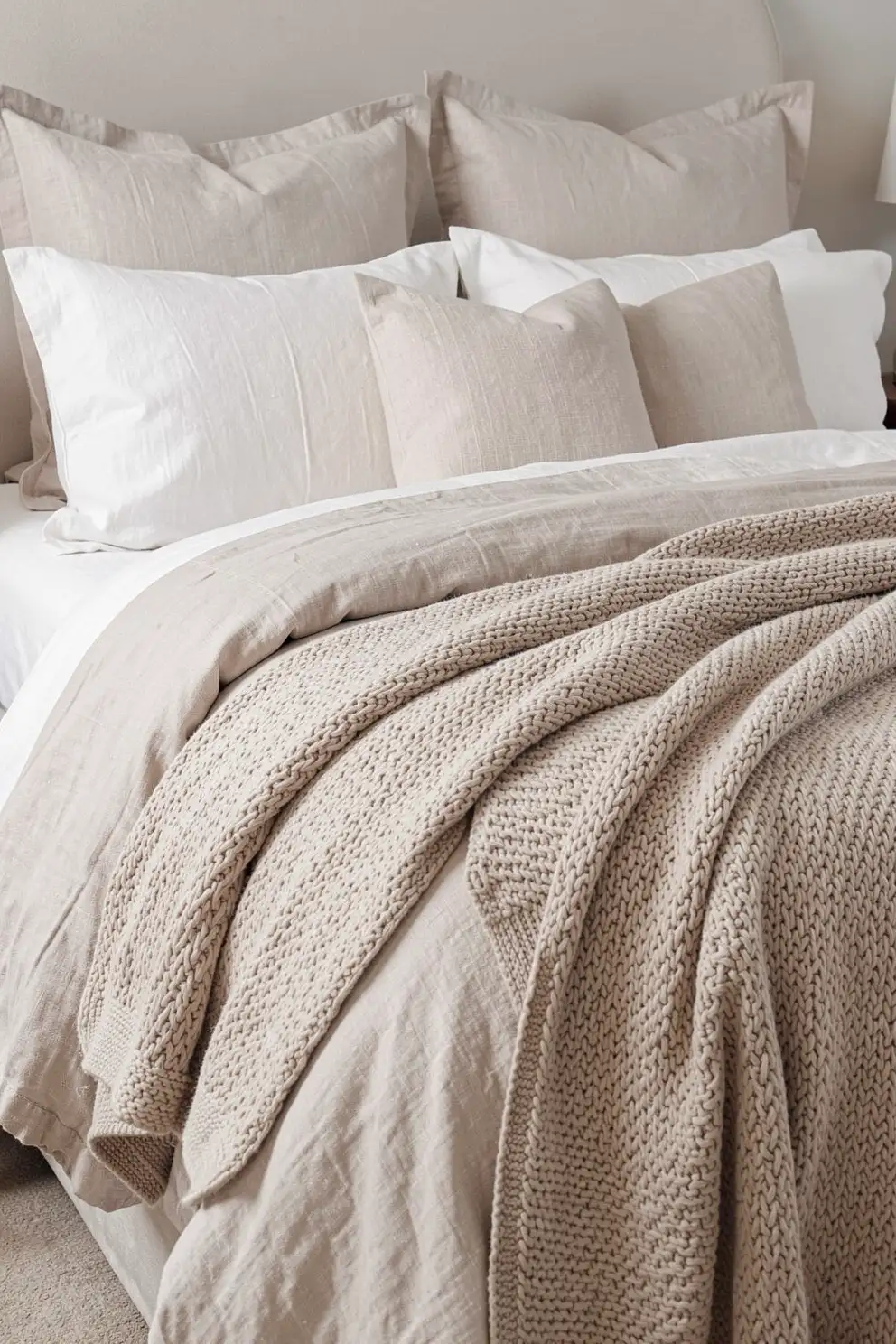 Layering With Pillows and Sheets