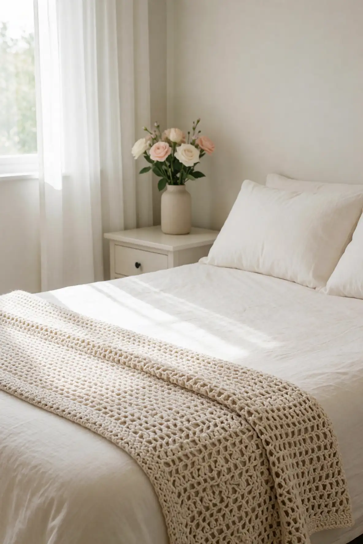 Lightweight Texture for a Fresh Guest Room