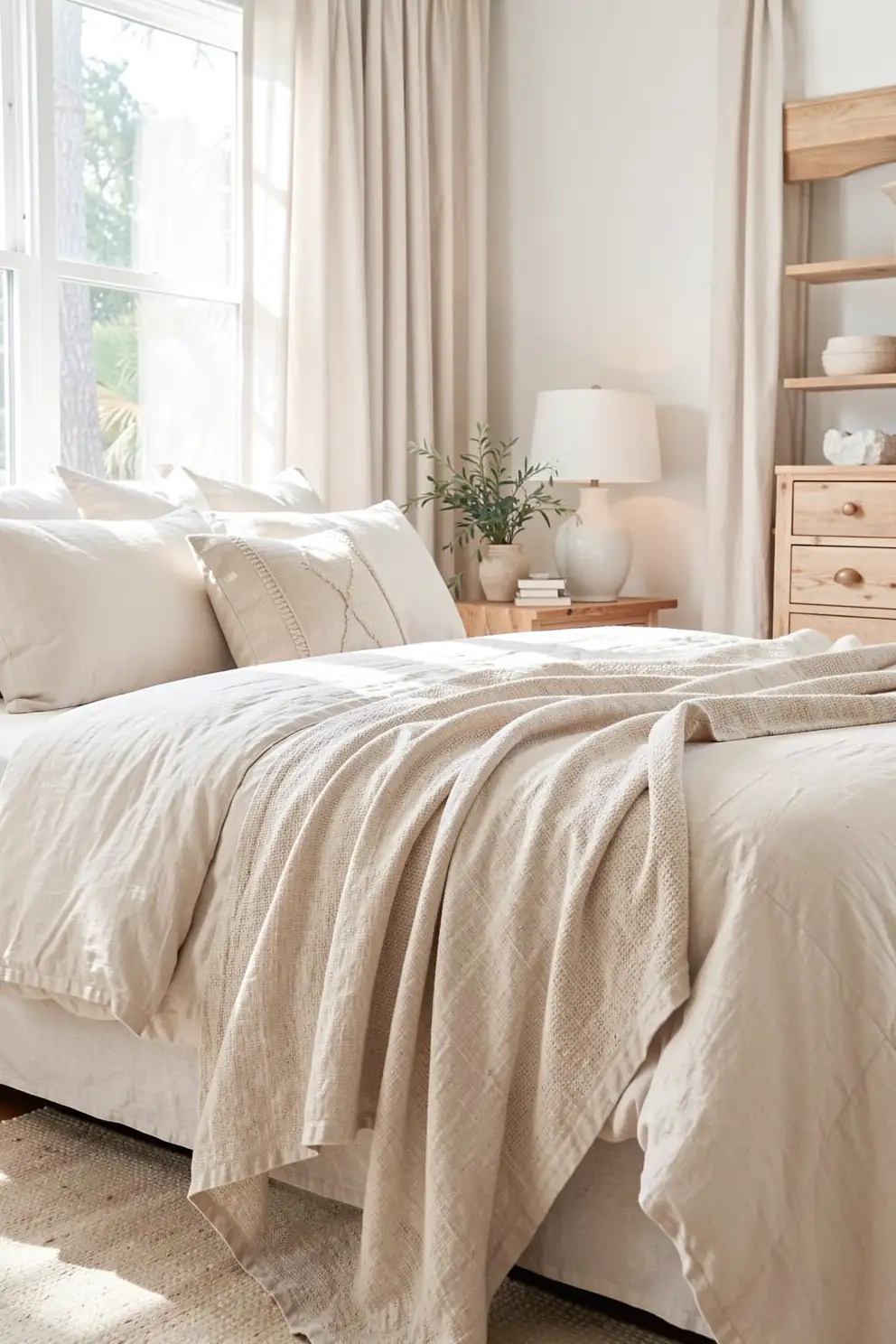 Linen Blend Throws With Breezy Character