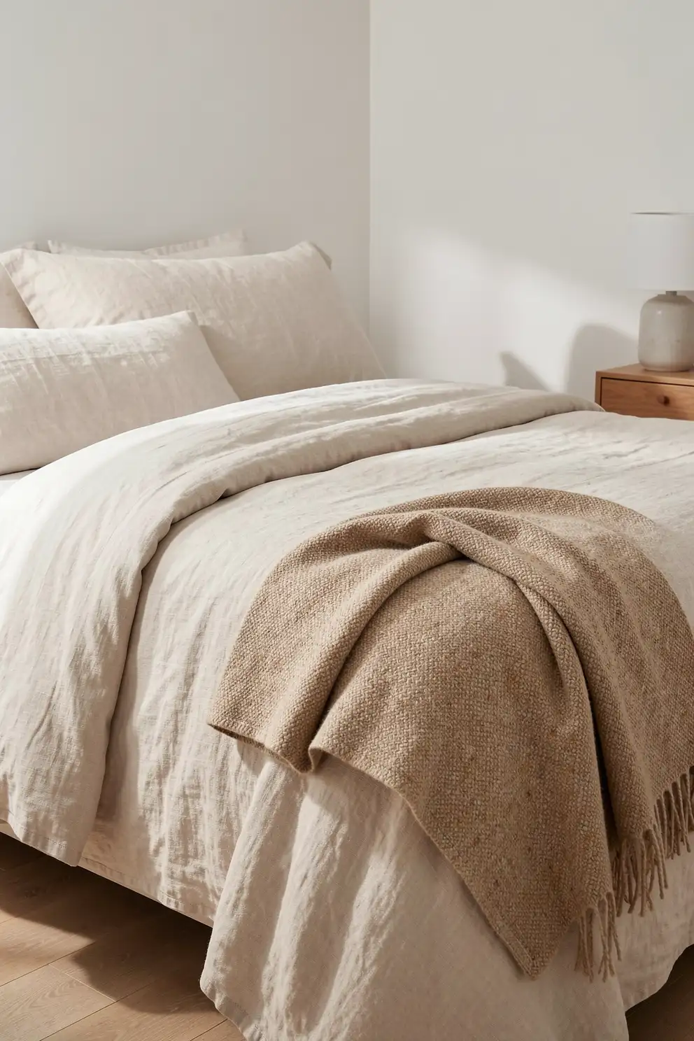 Linen, Cotton, and Wool Together