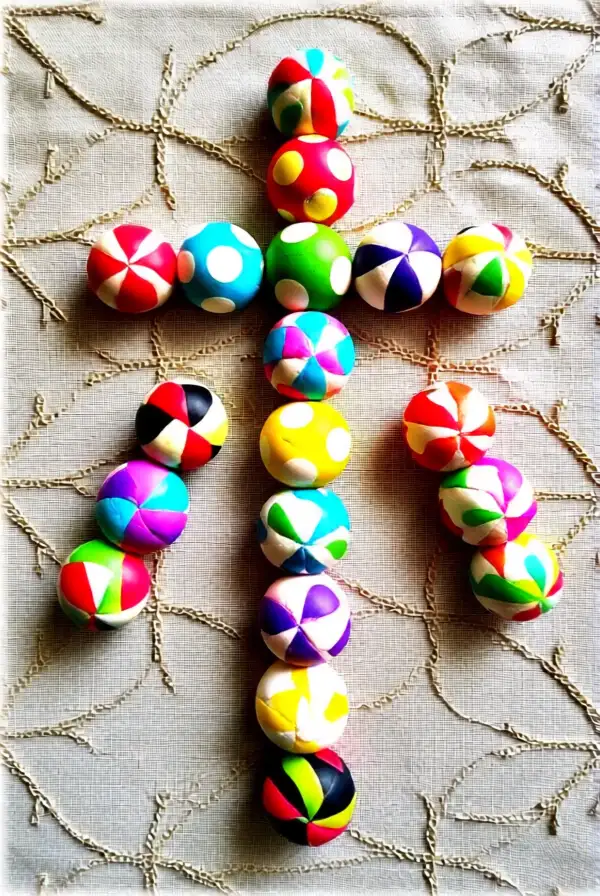 Love-Themed Patterns with Playdough