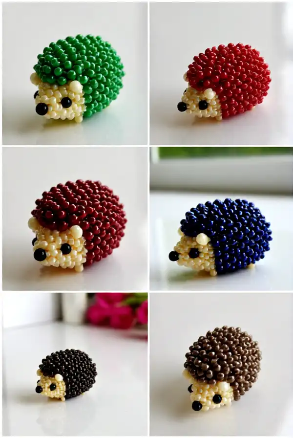Lovely Bead Hedgehogs