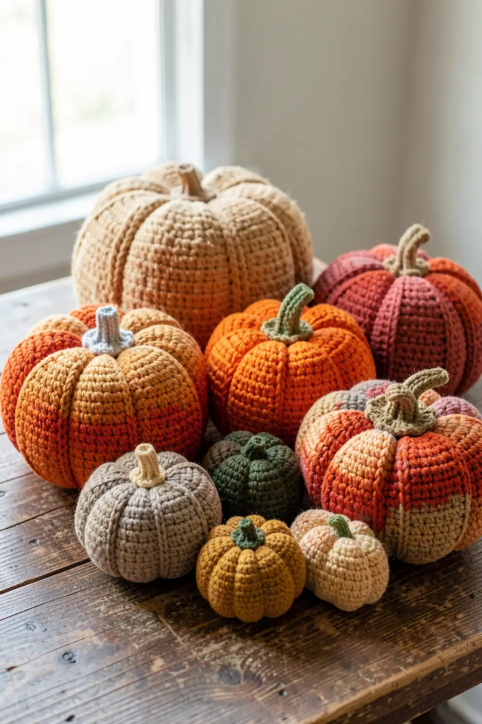 Lovely Crochet Pumpkins to Celebrate Fall