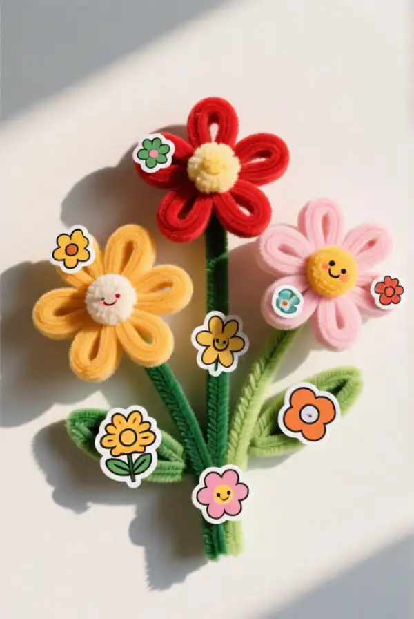 Lovely Flower Stickers