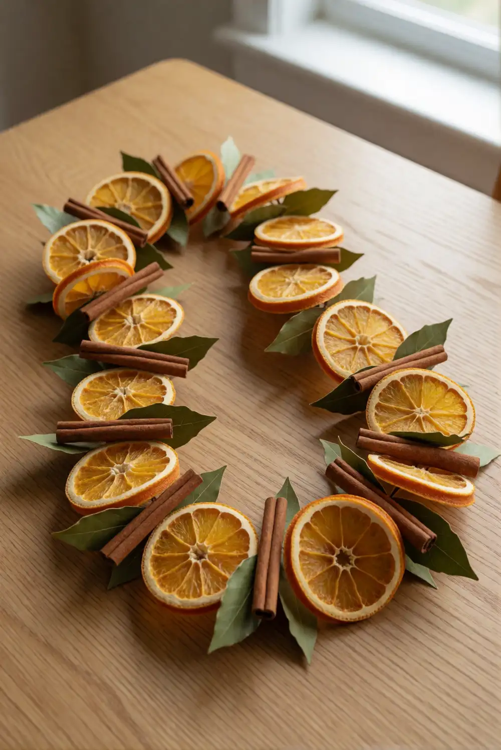 Make a Dried Orange and Bay Leaf Garland