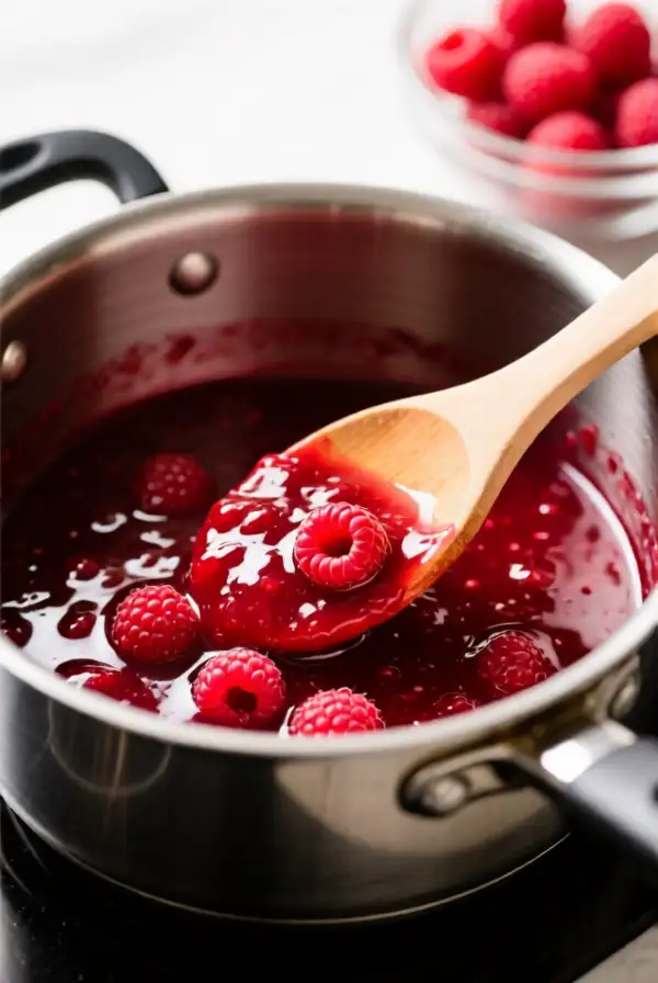 Making the Raspberry Puree