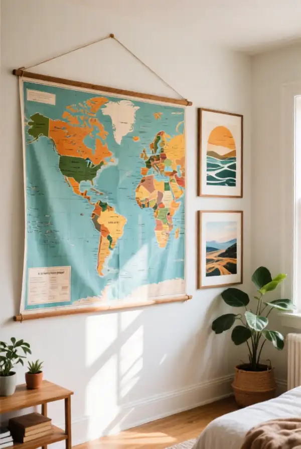 Map Wall Hangings