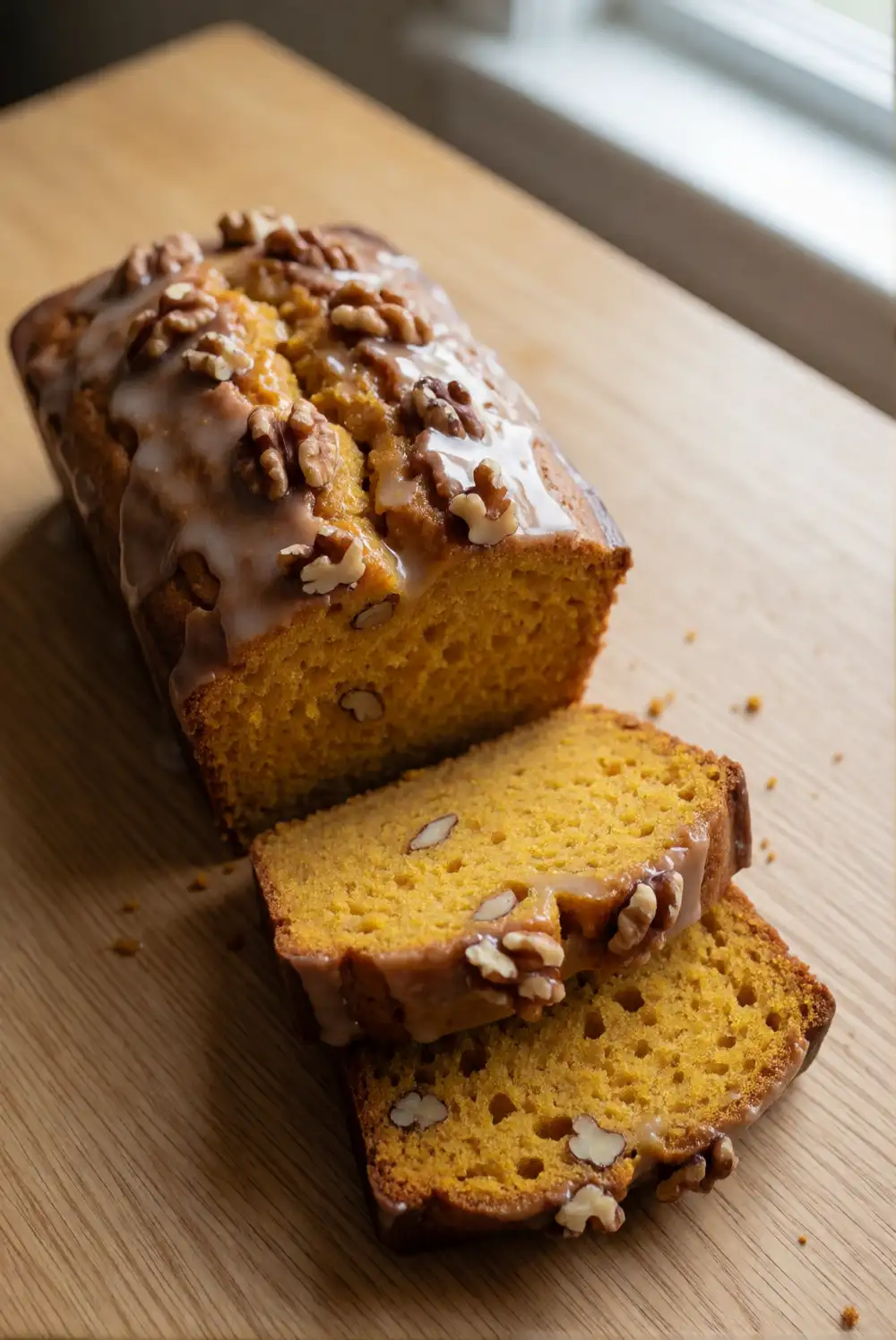 Maple-Glazed Pumpkin Bread
