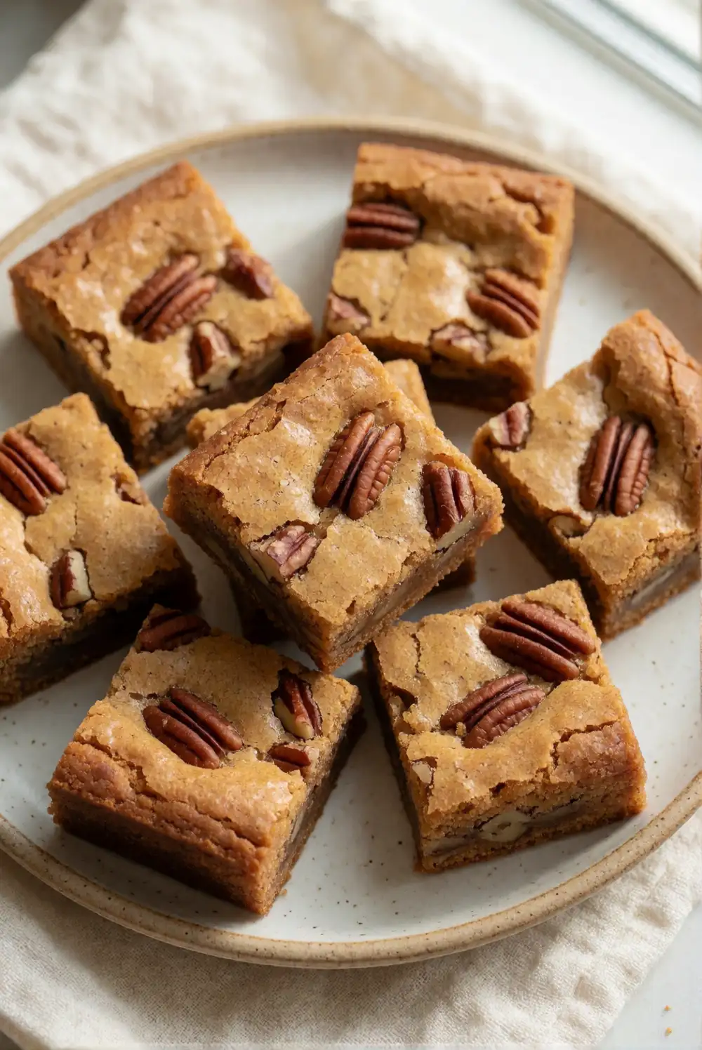 Maple Pecan Blondies