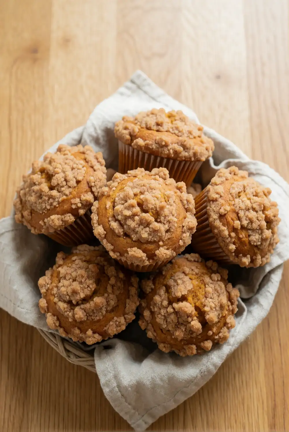 Maple Pumpkin Streusel Muffins