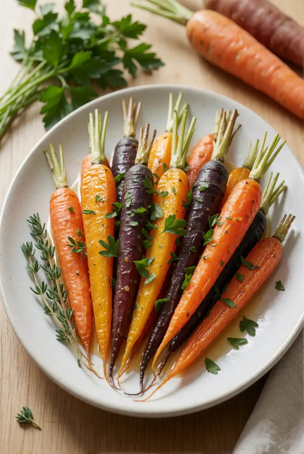 Maple Roasted Carrots