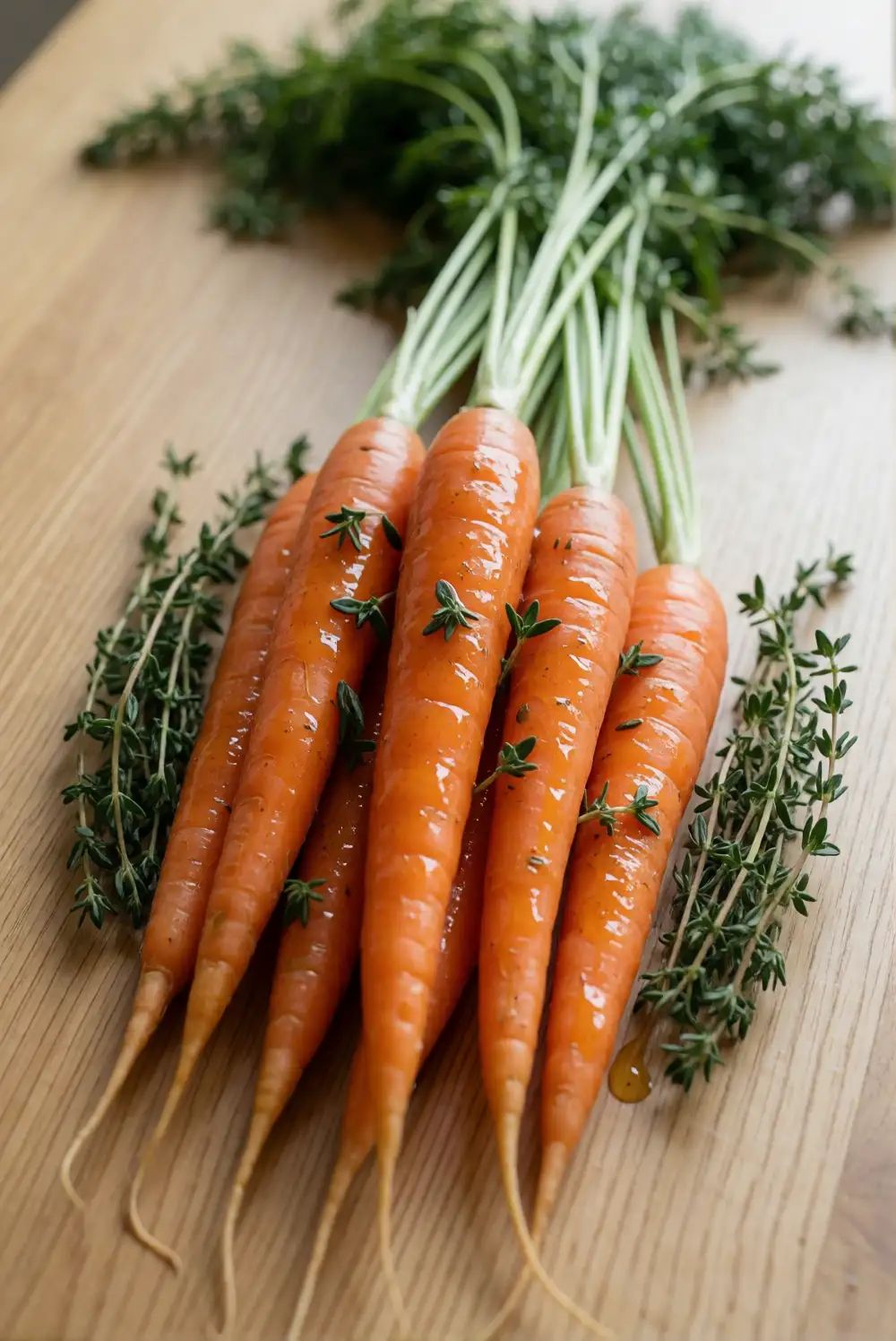 Maple-Roasted Carrots with Thyme