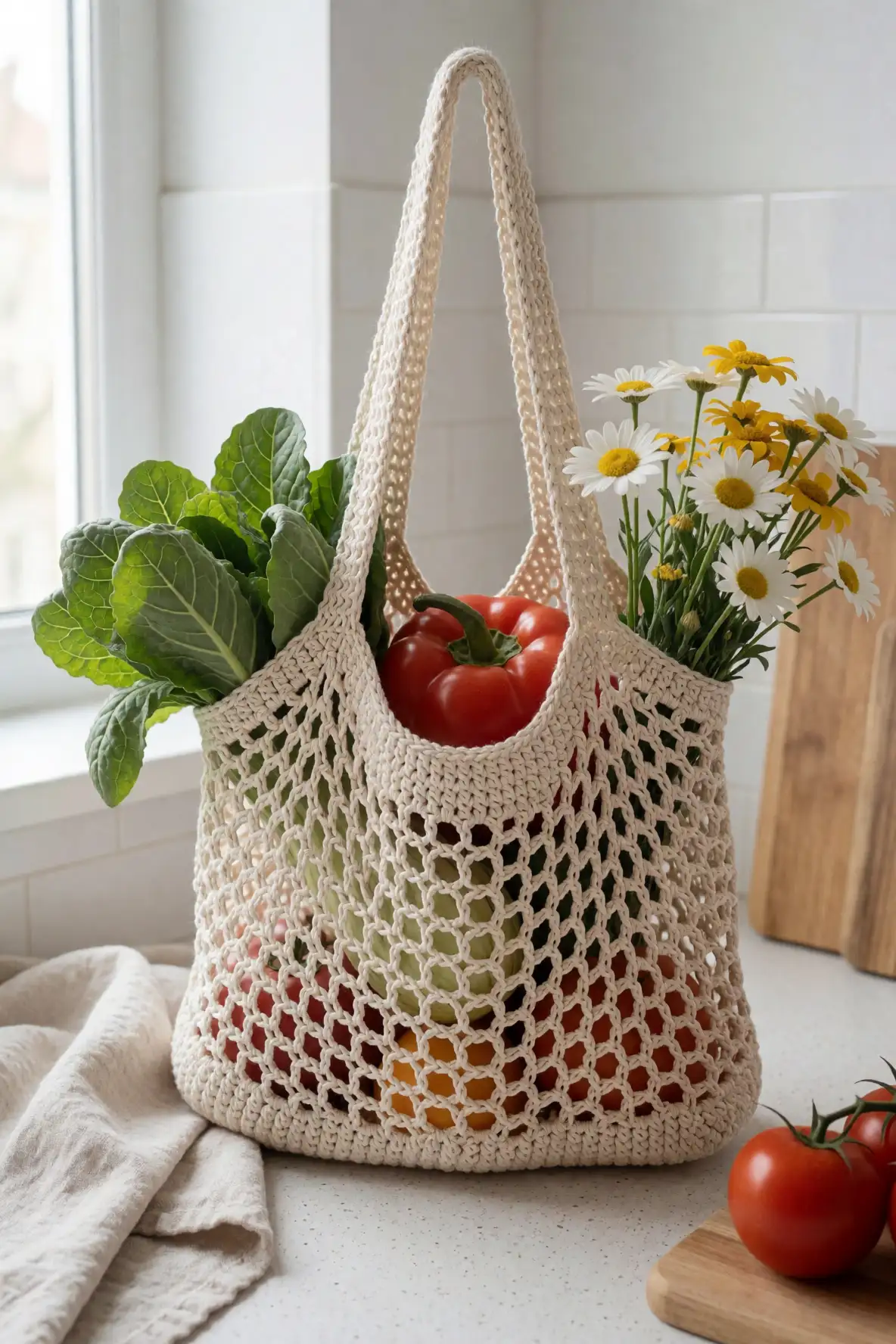 Market Bags With Airy Everyday Beauty