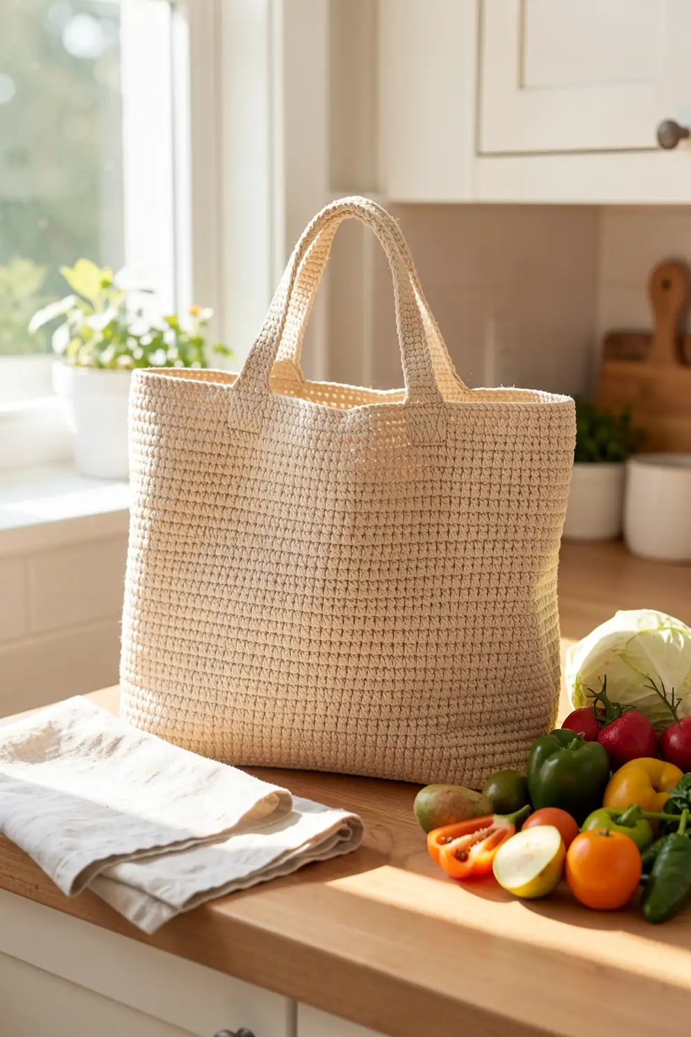 Market Bags With Subtle Structure