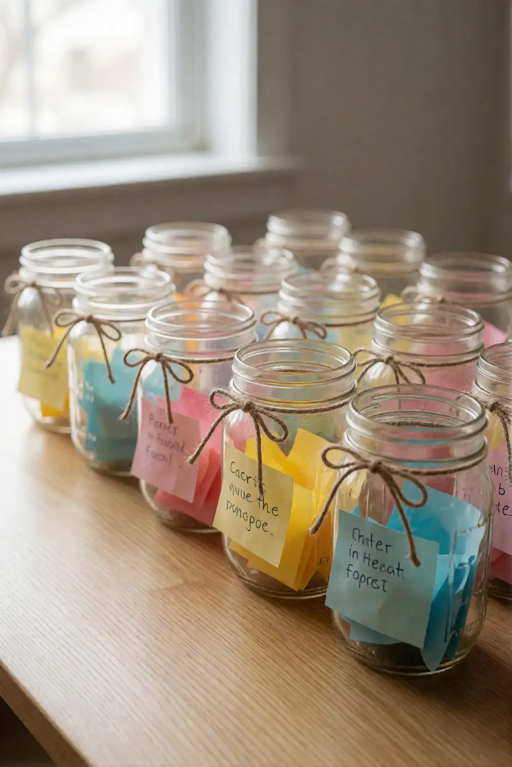 Mason Jar Memory Jars