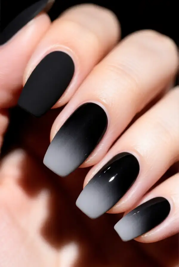 Matte Black Ombre