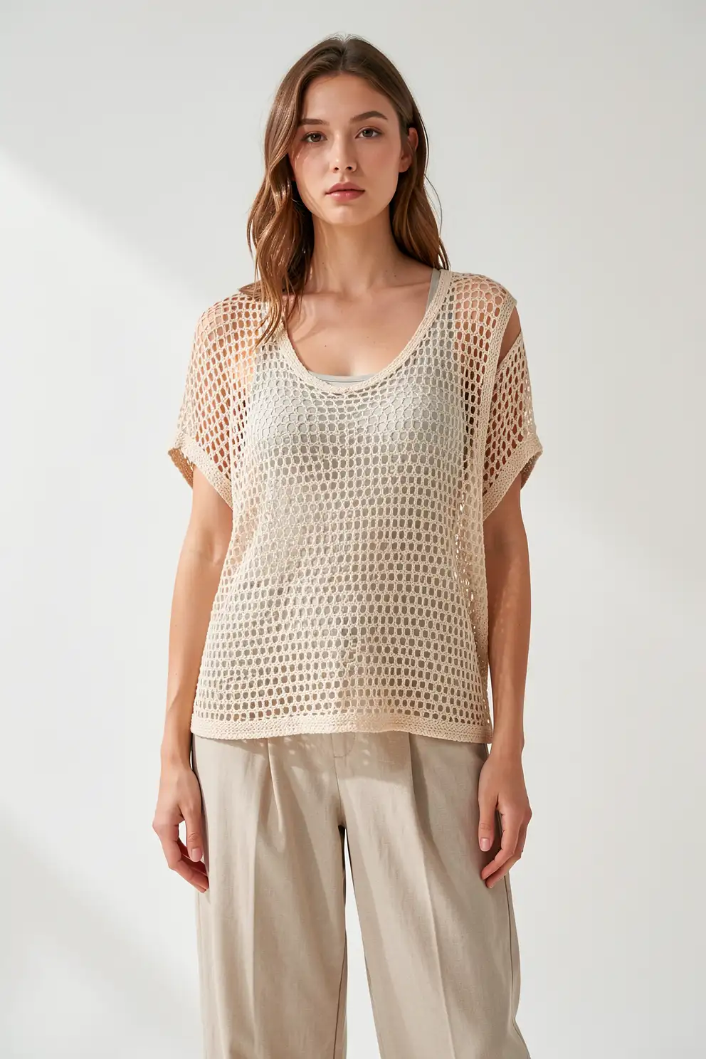 Mesh Texture for Modern Layering Pieces