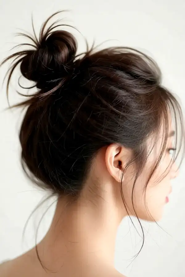 Messy Bun for Effortless Style