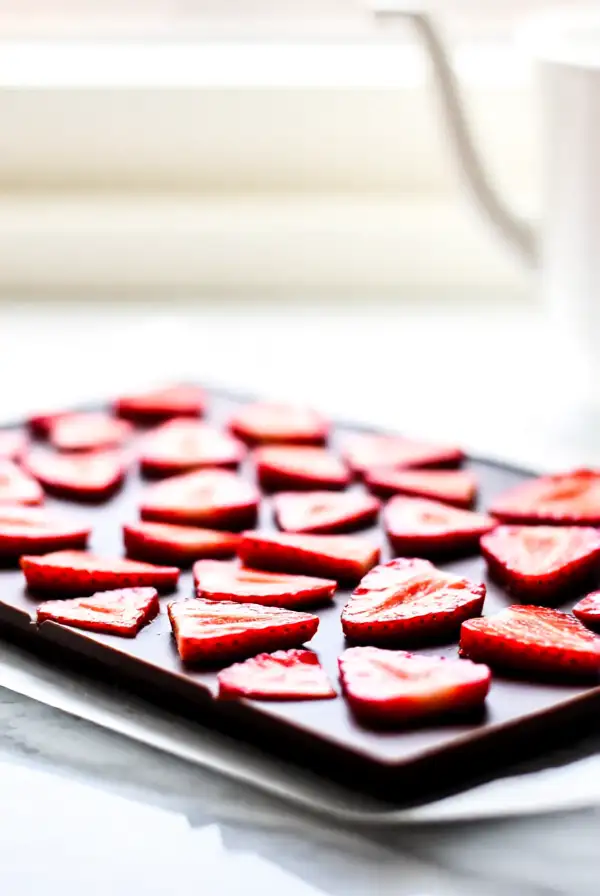 Milk Chocolate Strawberry Bark