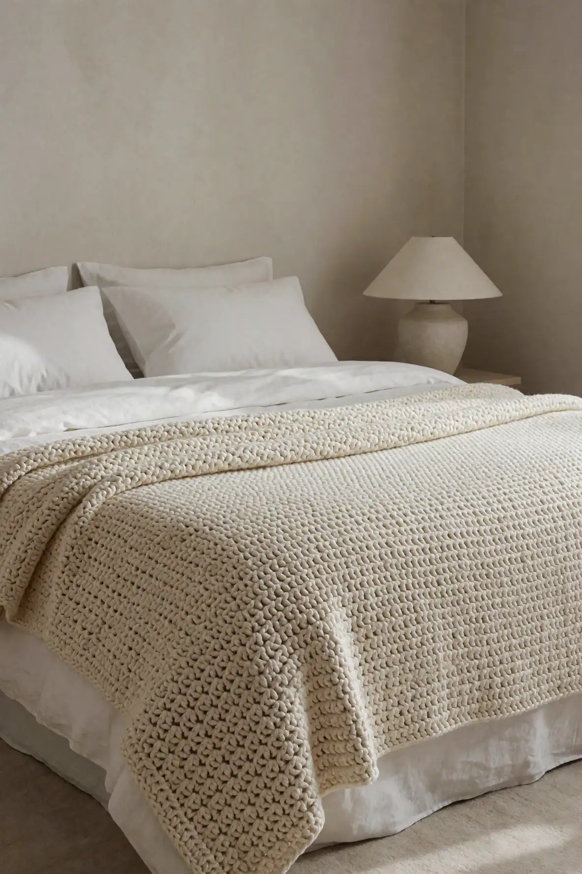 Minimal Monochrome Crochet Mood