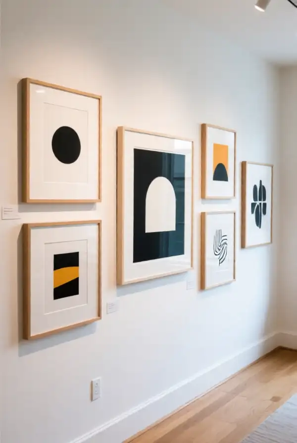 Minimal Wall Art for a Bright Look
