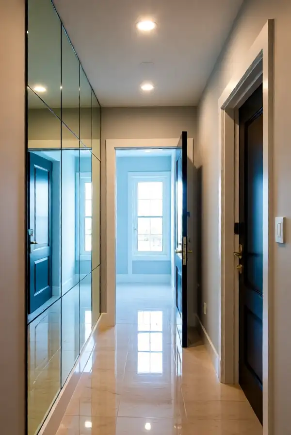 Mirrored Surfaces for Light and Space