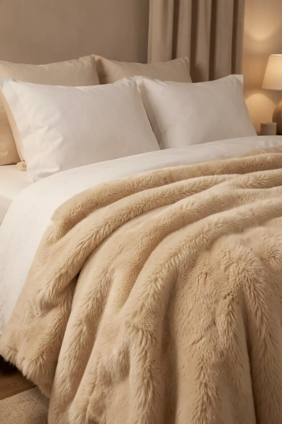 Mix Faux Fur With Smooth Cotton