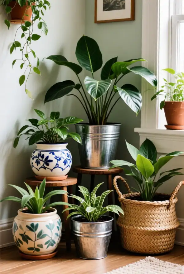 Mix Materials for Textural Contrast