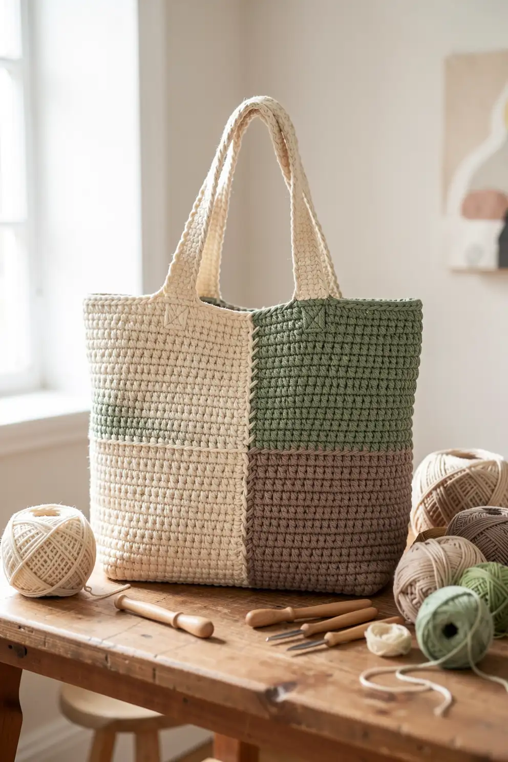 Mixed Texture Blocks for Creative Custom Bags