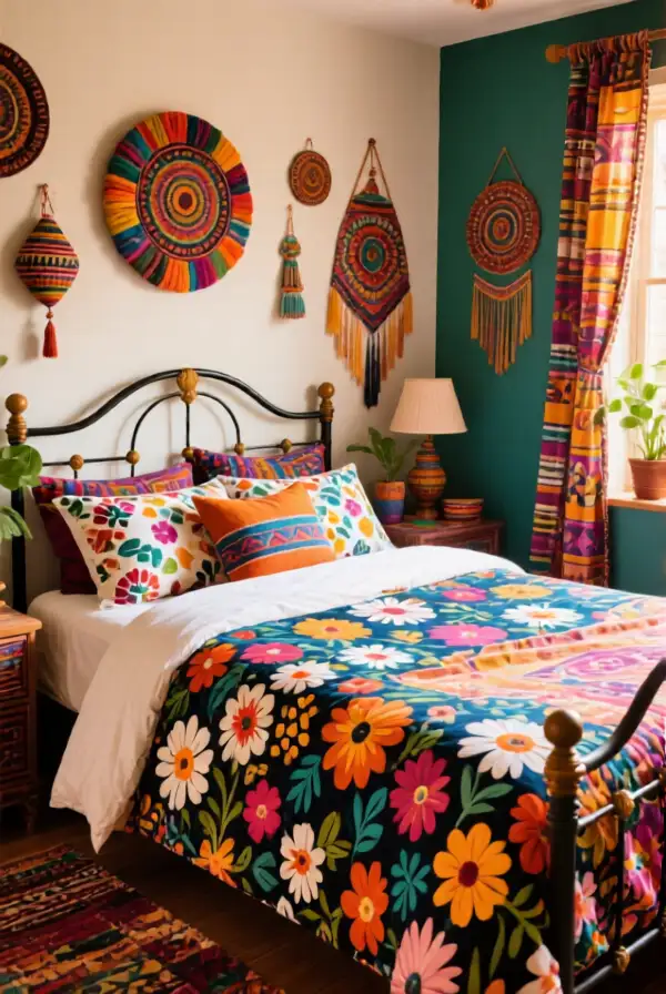 Mixing Floral Prints for a Bohemian Vibe