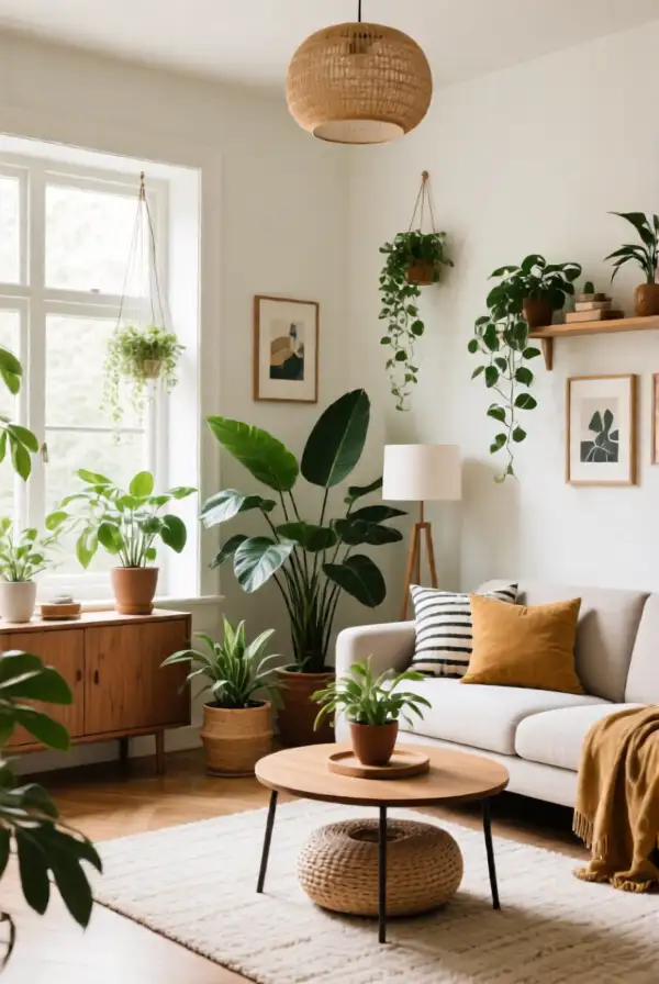 Mixing Plants with Other Decor Elements