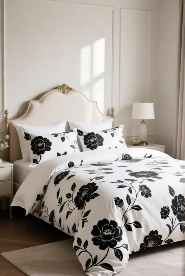 Monochromatic Floral Elegance