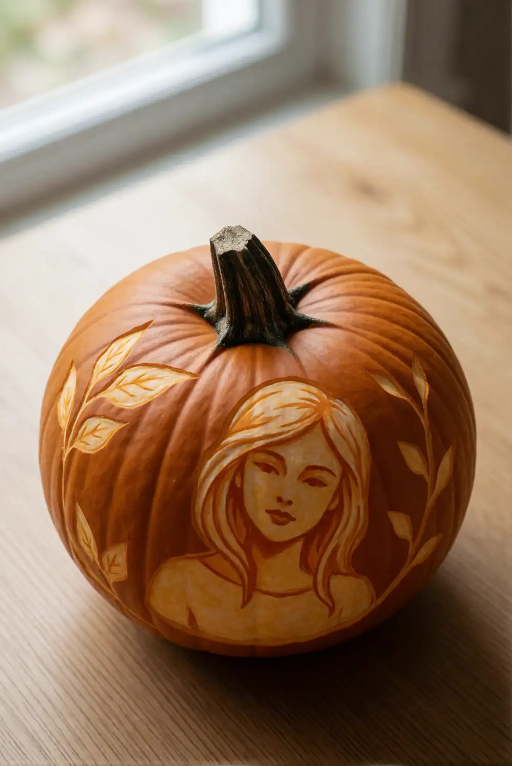 Monochrome Pumpkin Design