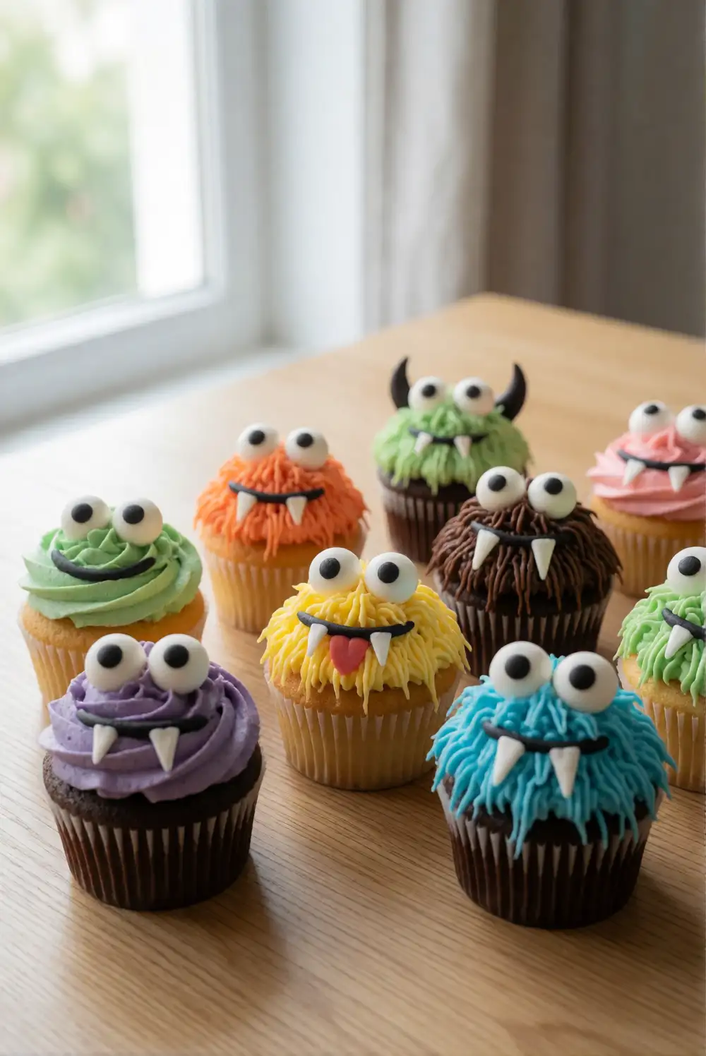Monster-Themed Cupcake Decorating
